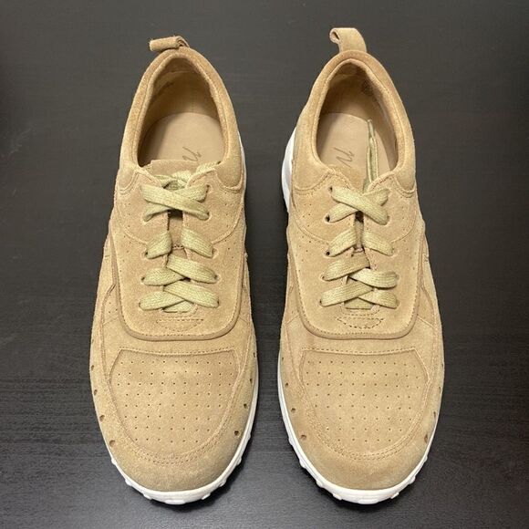 MATISSE Top Notch Sneaker In Tan Suede Size 8 - Picture 5 of 10